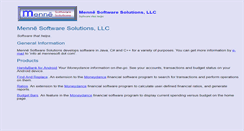 Desktop Screenshot of mennesoft.com