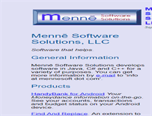 Tablet Screenshot of mennesoft.com